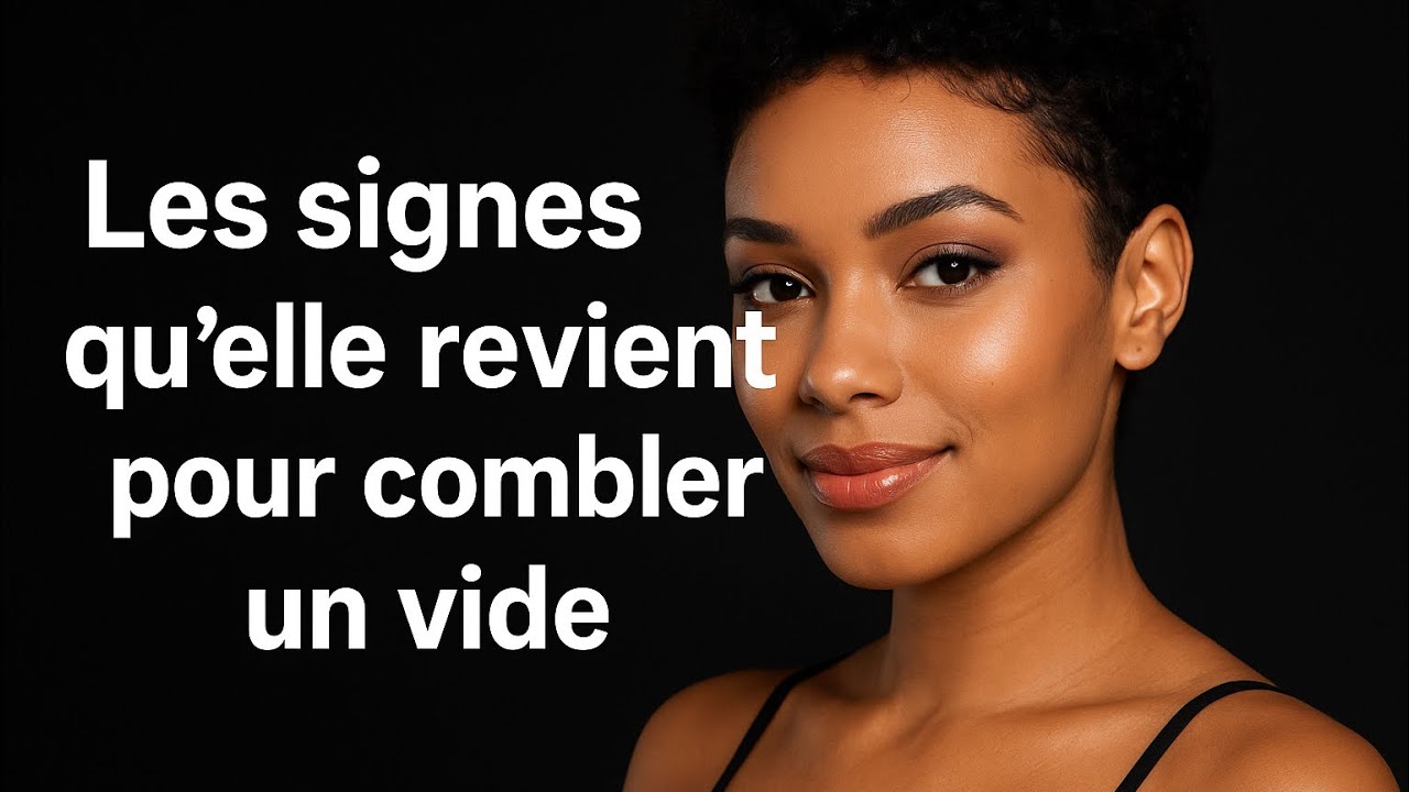 4 SIGNES QUI MONTRENT QU'ELLE REVIENT POUR COMBLER UN VIDE PAS PAR AMOUR