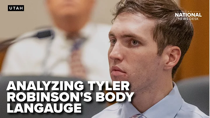 Body language analysis expert on Tyler Robinson
