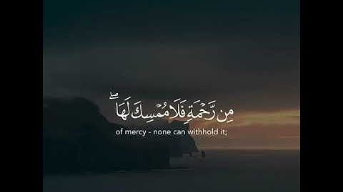 القارئ سعد الغامدي سورة (فاطر)