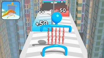 New Satisfying Mobile Game Laser Man Run Top Gameplay Walkthrough All Levels Big Update Max Skills