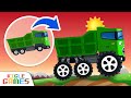 Dump Truck Became a Monster Truck | Tayo Repair Shop Cartoon | Heavy Vehicles | KIGLE GAMES