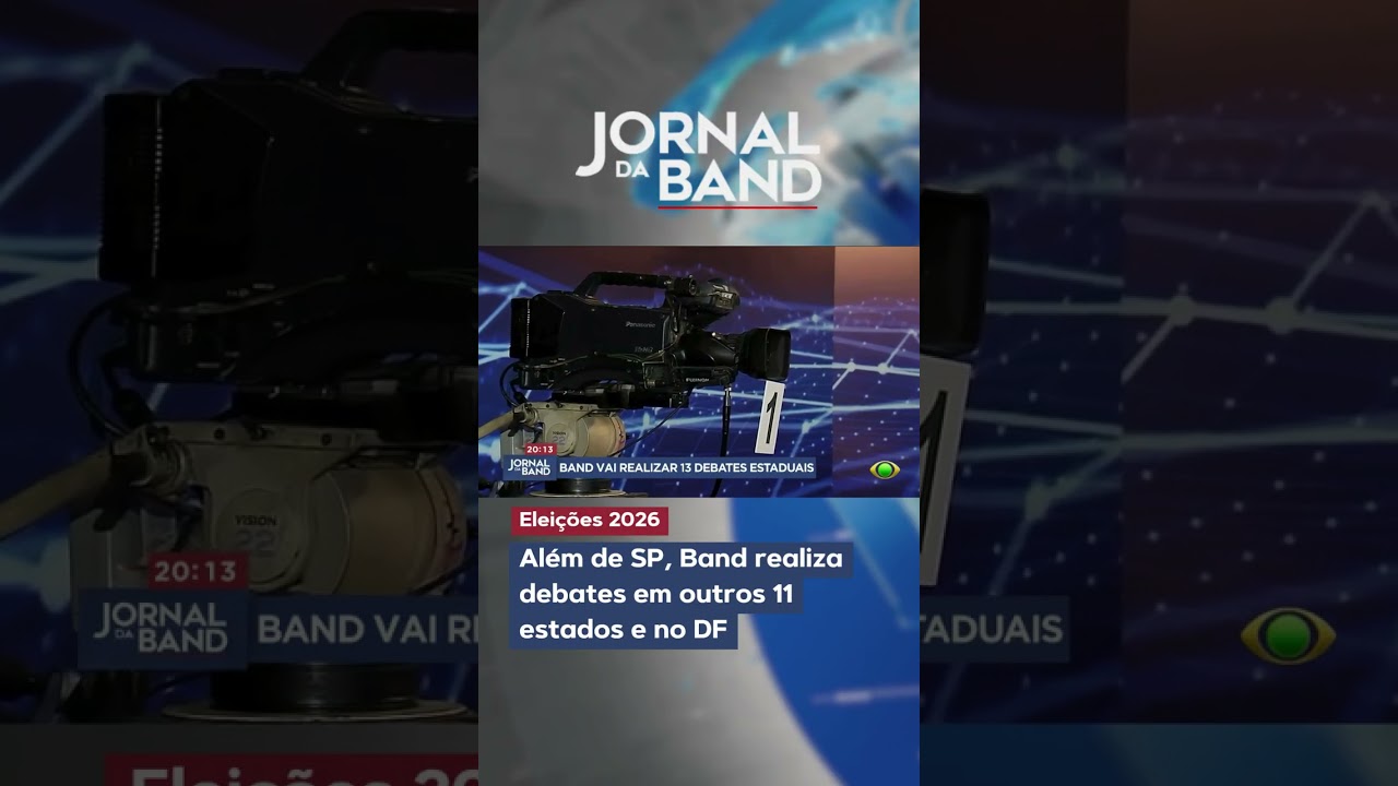 Além de SP, Band realiza debates em outros 11 estados e no DF
