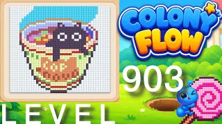 Colony Flow Level 903 walkthrough (Hard) Solution