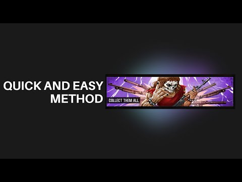 Collect Calling Card 'COLLECT THEM ALL' calling card - quick and easy method - YouTube