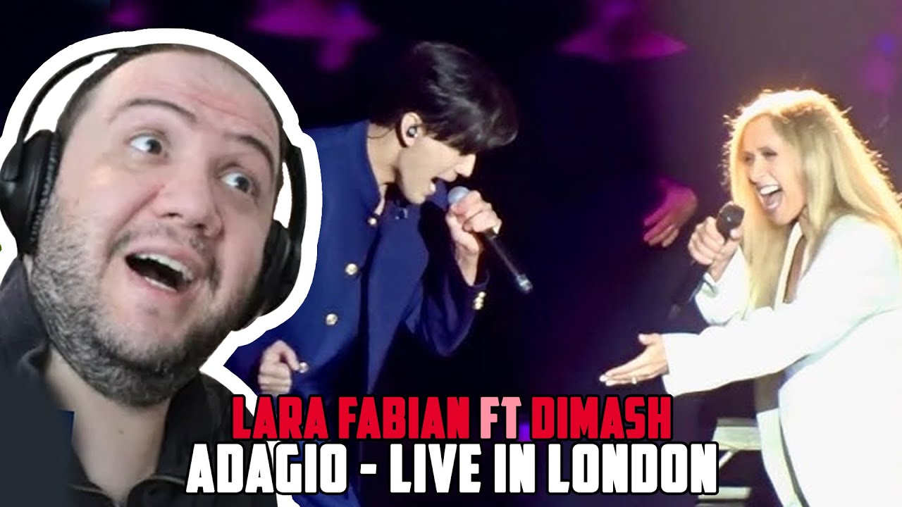 Лара Фабиан и Димаш — Adagio — Концерт в Лондоне 3 июня 2020 года на арене «Уэмбли» | РЕАКЦИЯ УЧИ...