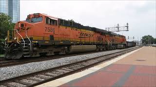 Bnsf, Amtrak, And Tre In Dallas, Texas