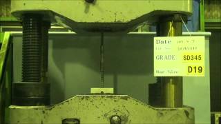 Tensile Test of Mechanical joint Splice for Sewage disposal plant,rigid frame,Indonesia Tangerang