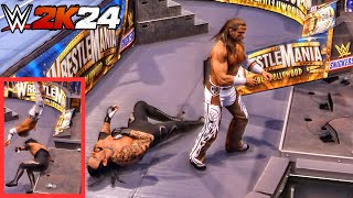 WWE 2K24: Shawn Michaels vs The Undertaker Gameplay [ LEGEND DIFFICULTY ] [ 4K 60FPS PC ]