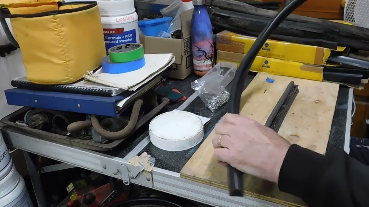 1949 Daimler DB 18 Consort Resurrection Part 92   Installing Door Rubbers
