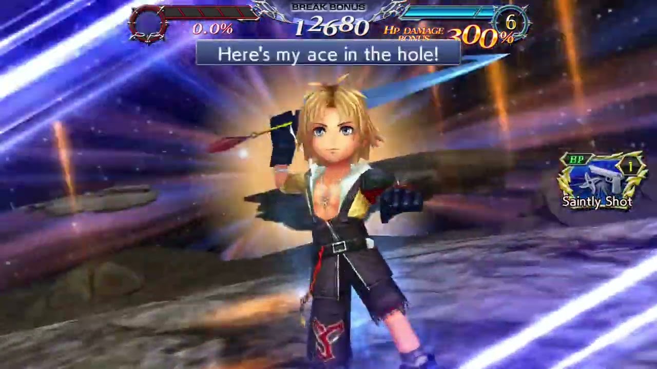DFFOO: Divine Odin (Shinryu) - Tidus, Galuf, Gabranth