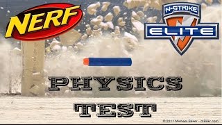 NERF Elite Dart Slo-Mo Physics Test 240fps