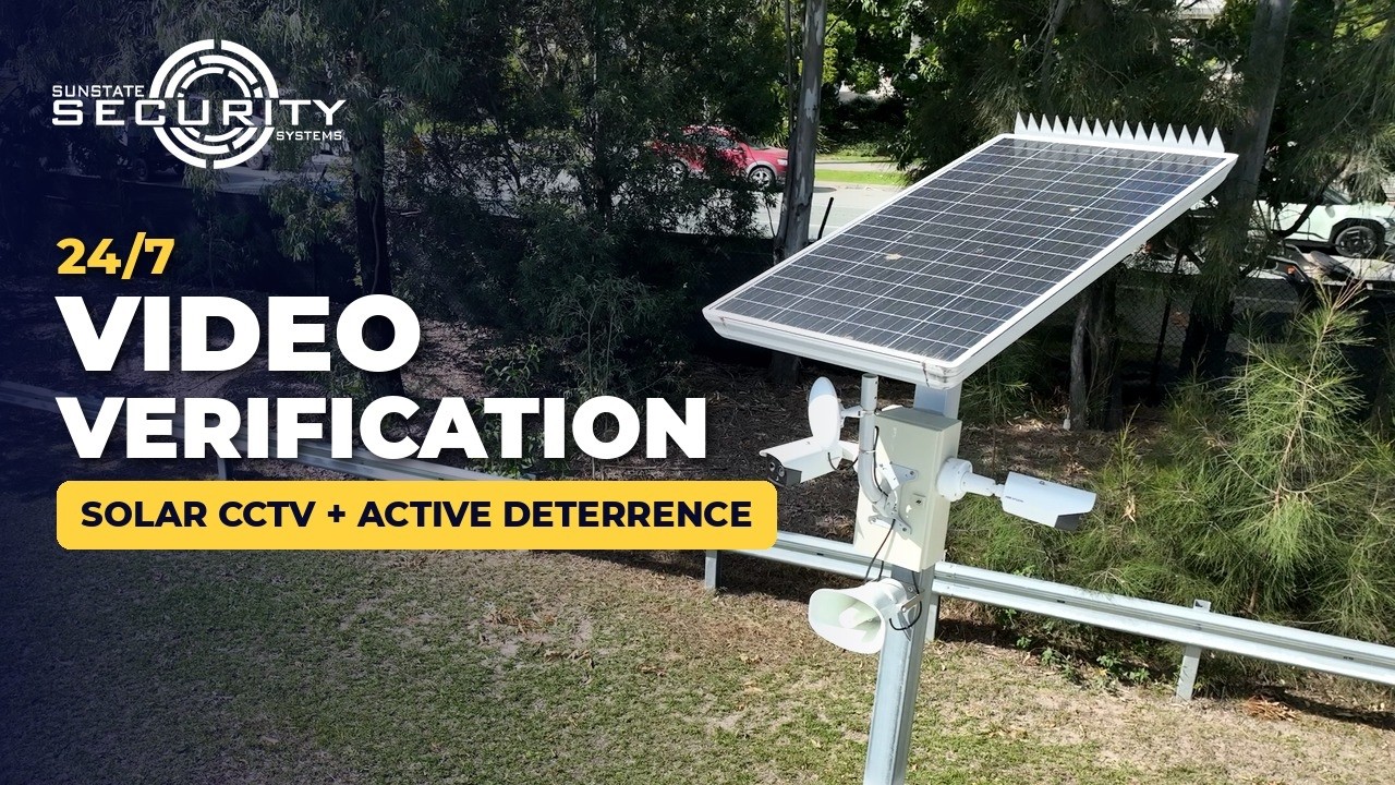 Sunstate Security protecting remote and commercial sites with solar CCTV and video verification