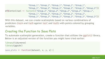 Automate Saving Scatterplots with ggplot2 and mapply in R