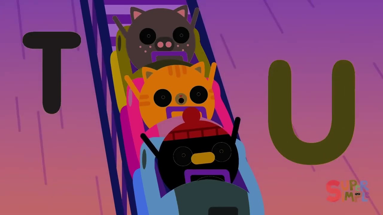 Super Simple Songs Roller Coaster ABC Song Intro Logo Effects Sponsored By Klasky Csupo 2001 Effects