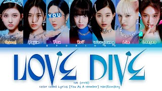 IVE (아이브) 'LOVE DIVE' - You As A Member [Karaoke] || 7 Members Ver. Resimi