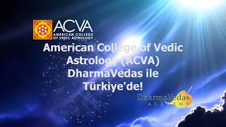 American College Of Vedic Astrology Acva Dharmavedas Ile Türkiyede
