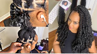 #557. QUICK/EASY WAY TO HIDE THE RUBBER BAND; FREE SPIRITED CURLS, TRENDYTRESS1.COM