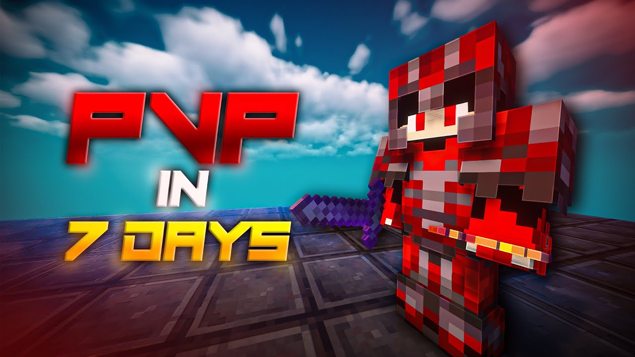 How I Became PVP GOD in Minecraft in 7 Days! - YouTube