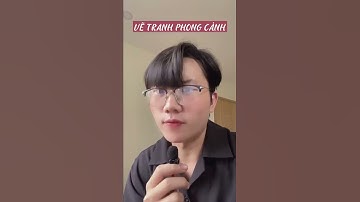 Vẽ tranh phong cảnh con thuyền đơn giản- Lê Công Duy Tính #shorts