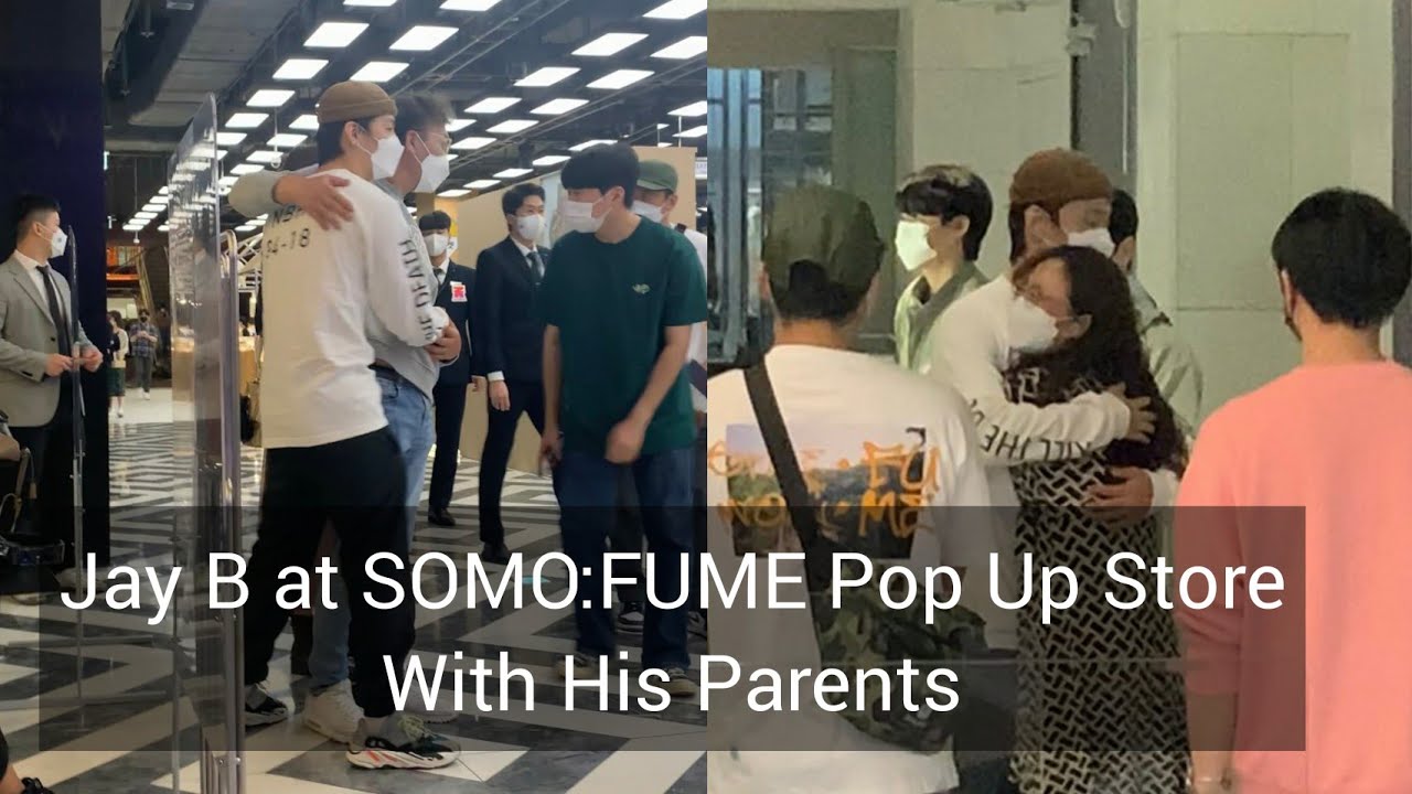 Jay B at SOMO:FUME Pop Up Store with His Parents - YouTube