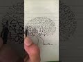 Tree drawing satisfyingpainting craftideas sketchart nameart diy sunpaintingsavenature