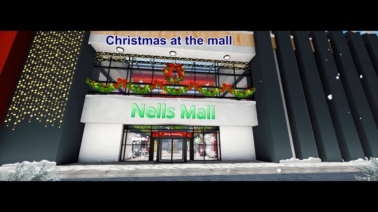 Christmas at the mall