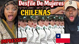 Reaction To WOMEN'S TROOPS OF CHILE 2022 ★ Military Parade on the Day of Glory of the Chilean Army