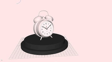 3D alarm clock model