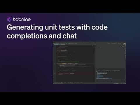 Tabnine in action: Generating unit tests with code completions and chat