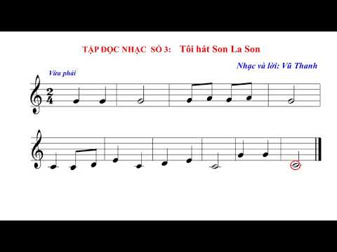 Video TẬP ĐỌC NHẠC SỐ 3 LỚP 5 - youtube