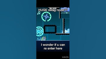 HUGE Secret way/swag route demon? (Almost) #geometrydash #gd #shorts