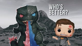 GODZILLA (GXK) and GODZILLA (GVK) Funko Pop Comparison | PopView