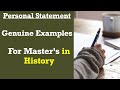 Motivation Letter Master&#39;s in History | Examples | Letter of Intent | Personal Statement MA History