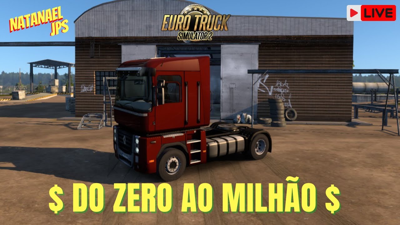 Live Euro Truck Simulator 2 - Do Zero ao Milhão - Live com i5 4570 16Gb + RX 550 4GB | Ao Vivo