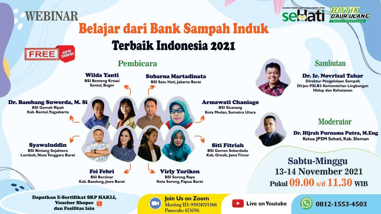 BELAJAR DARI BANK SAMPAH INDUK TERBAIK INDONESIA 2021 BELAJAR DARI BANK SAMPAH INDUK TERBAIK INDONESIA 2021