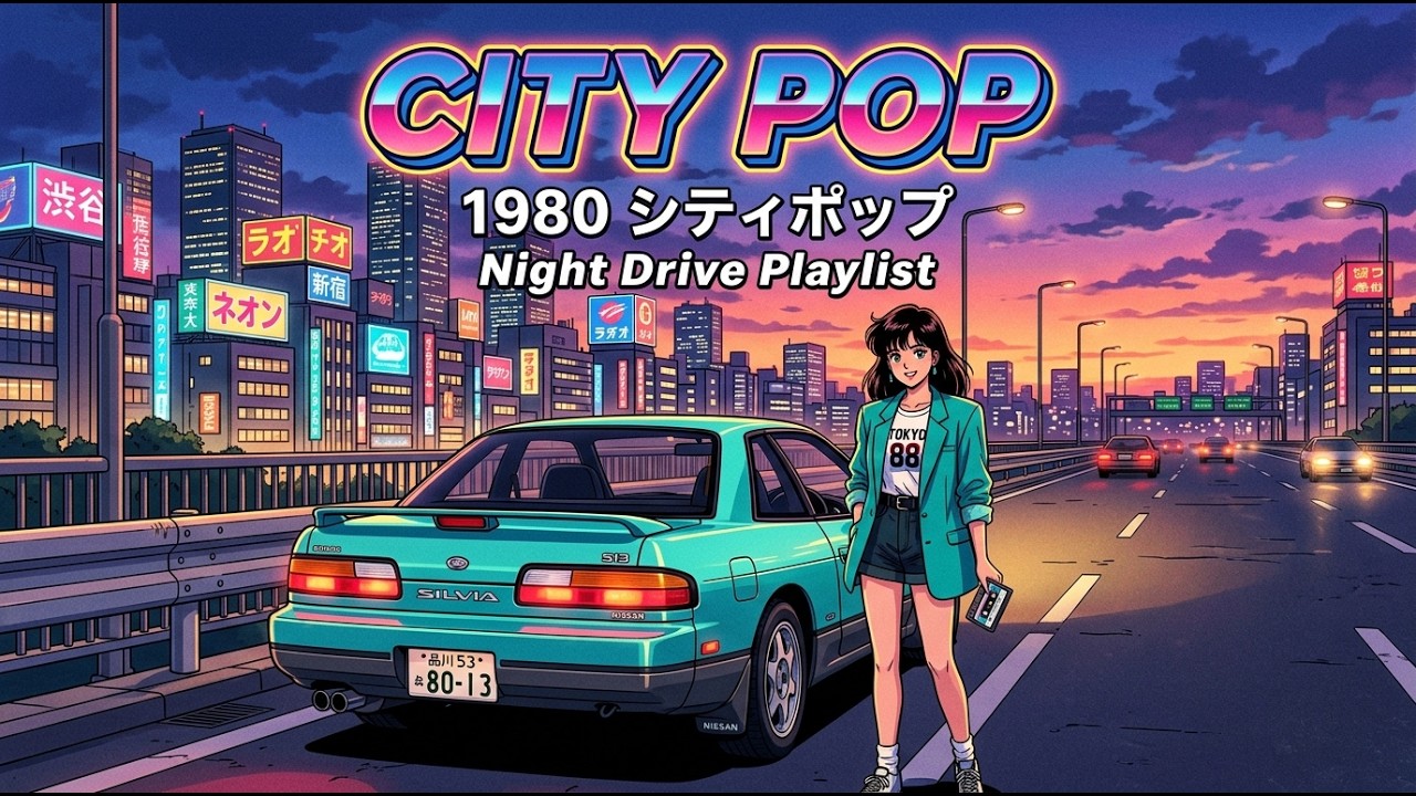 80s Japanese City Pop – Tokyo Midnight Drive | 懐かしい日本シティ