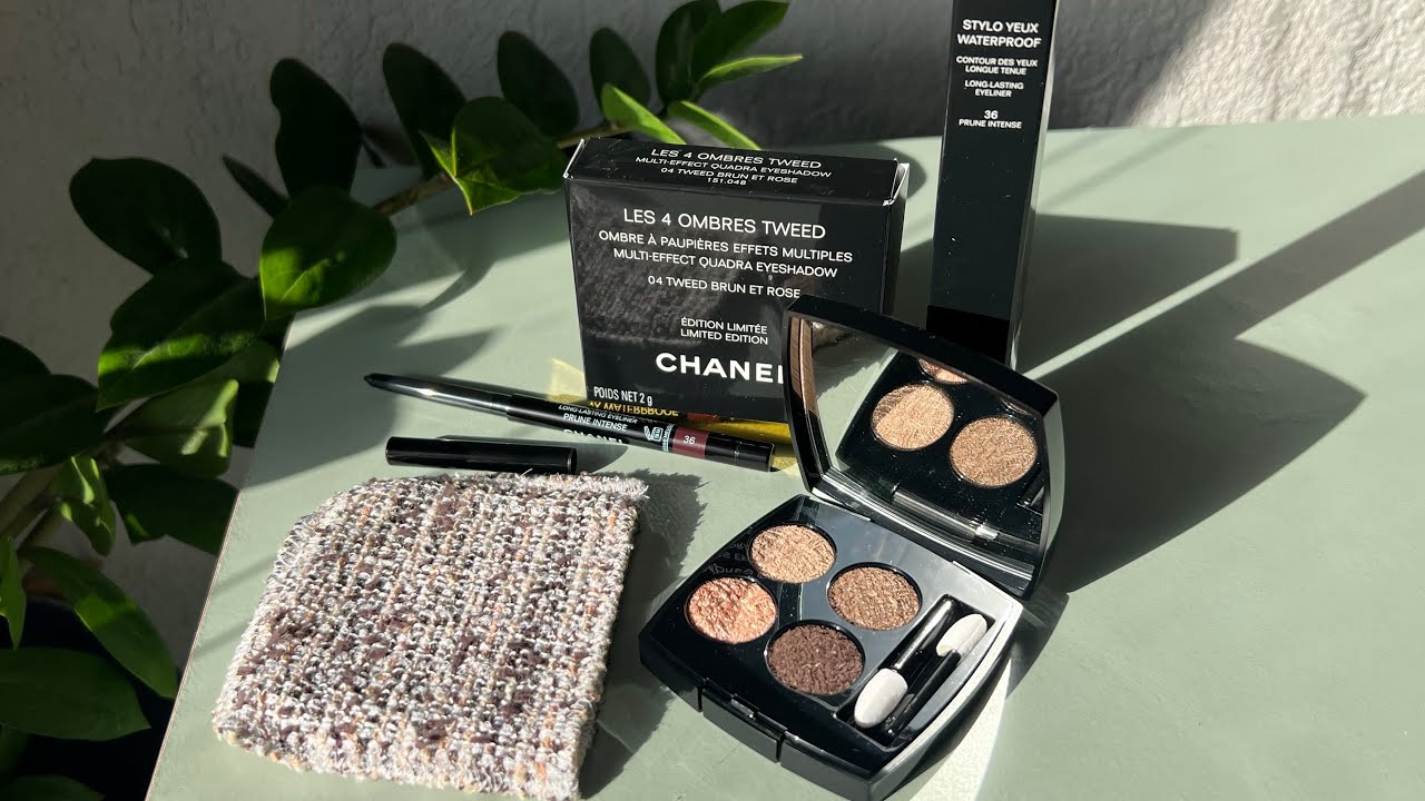 Chanel Tweed Eyeshadow Quad: Brun Et Rose 