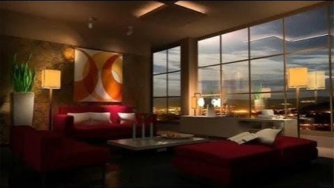 Học Vray - Áp chất liệu và ánh sáng cho căn phòng - Part2