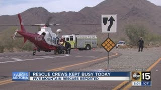 Hiker rescued from Scottsdale trail