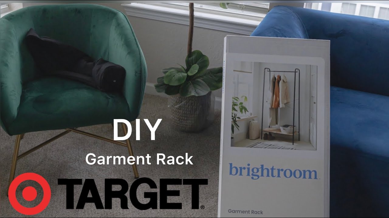 Target Garment Rack wardrobe Assembly & Review YouTube