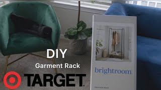 Target Garment Rack | wardrobe Assembly & Review