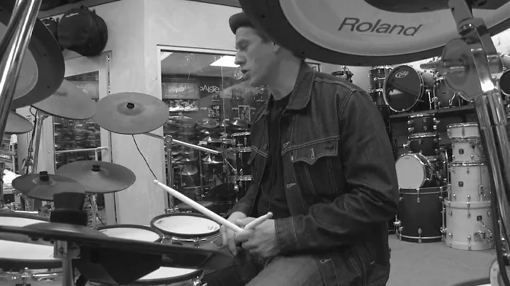 At Guitar Center: Thomas Lang, Roland and Vic Firth