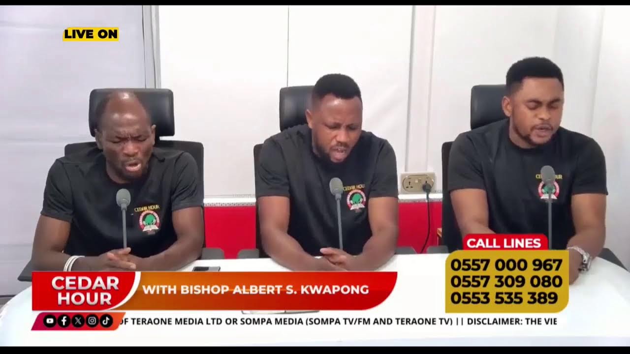 CEDAR HOUR WITH BISHOP ALBERT SACKEY KWAPONG LIVE ON SOMPA 93.1FM/TV || 09-03-26