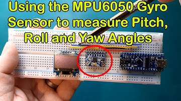 Gyro (Position) sensors (MPU6050) with Arduino - How to access Pitch, Roll and Yaw angles