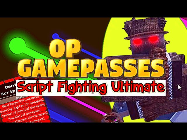 Script Fighting Ultimate Roblox - OP Gamepasses 