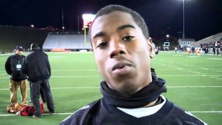 Buchtel junior Corey Smith talks after a win over Marlington