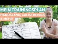Mein aktuelles Training | Handstand, Calisthenics, Cheer  | Fokus, Stärken, Schwächen