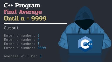 How To Find Average Of Numbers Until a Certain Number Is Input Using C++ Program in Urdu/Hindi