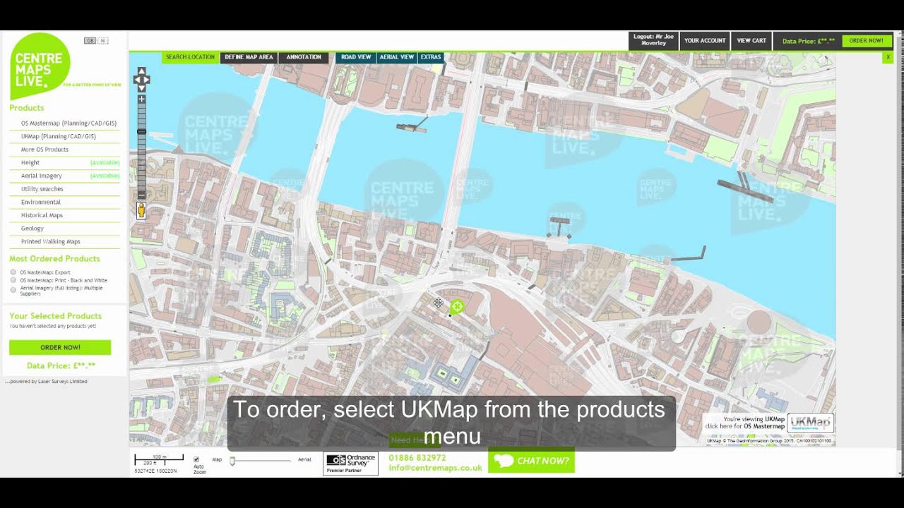 How to: View & Order UKMap