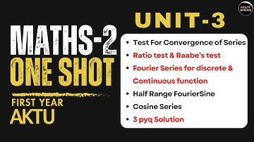 Eng. Maths-2 | Maths-2 Unit-3 One Shot | Engineering Mathematics-2 aktu | Aktu Exams | Maths2 Unit-3